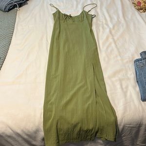 Green Zara dress
